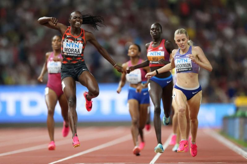 Kenya's Mary Moraa ends Athing Mu's winning streak to win 800m World